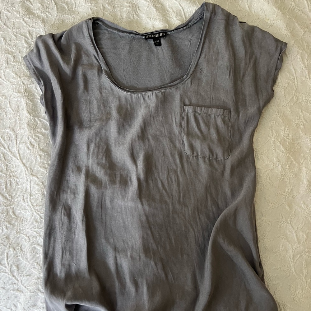 Express Gray Women's Top